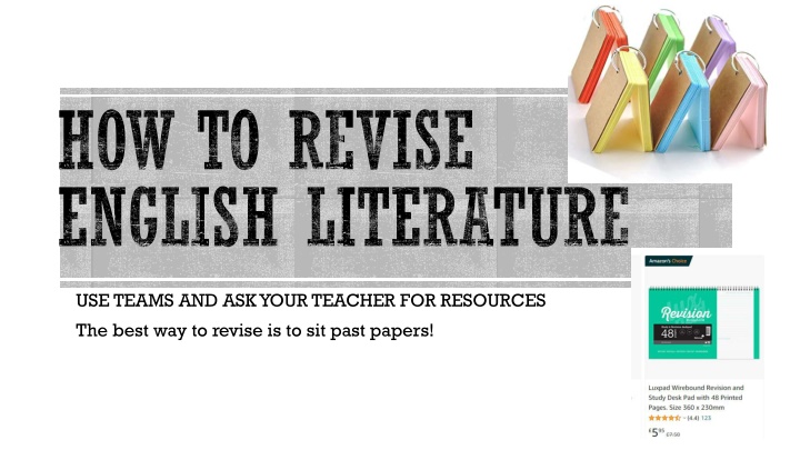 how to revise english literature