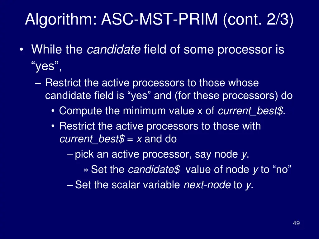 algorithm asc mst prim cont 2 3