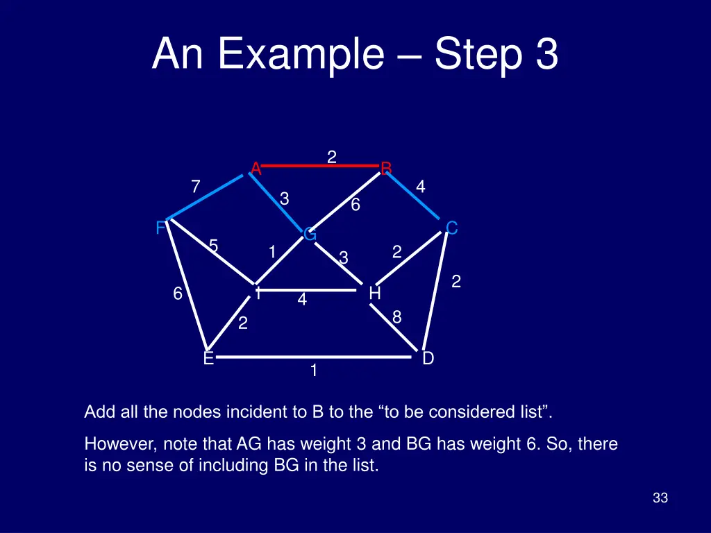 an example step 3