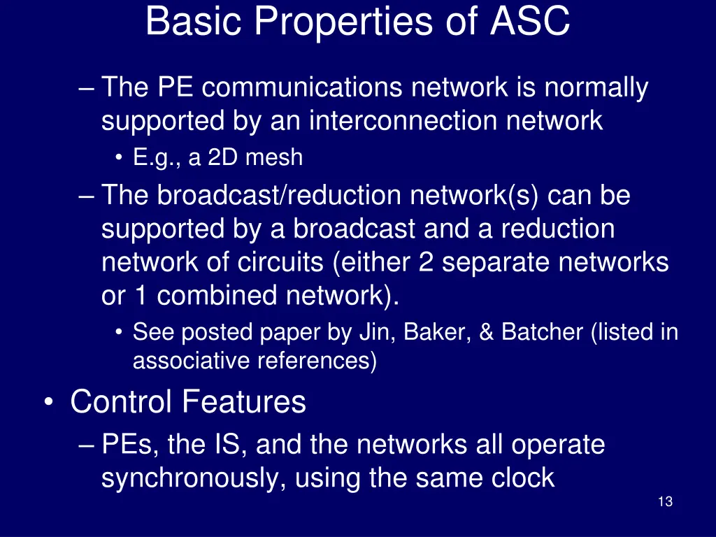 basic properties of asc 3