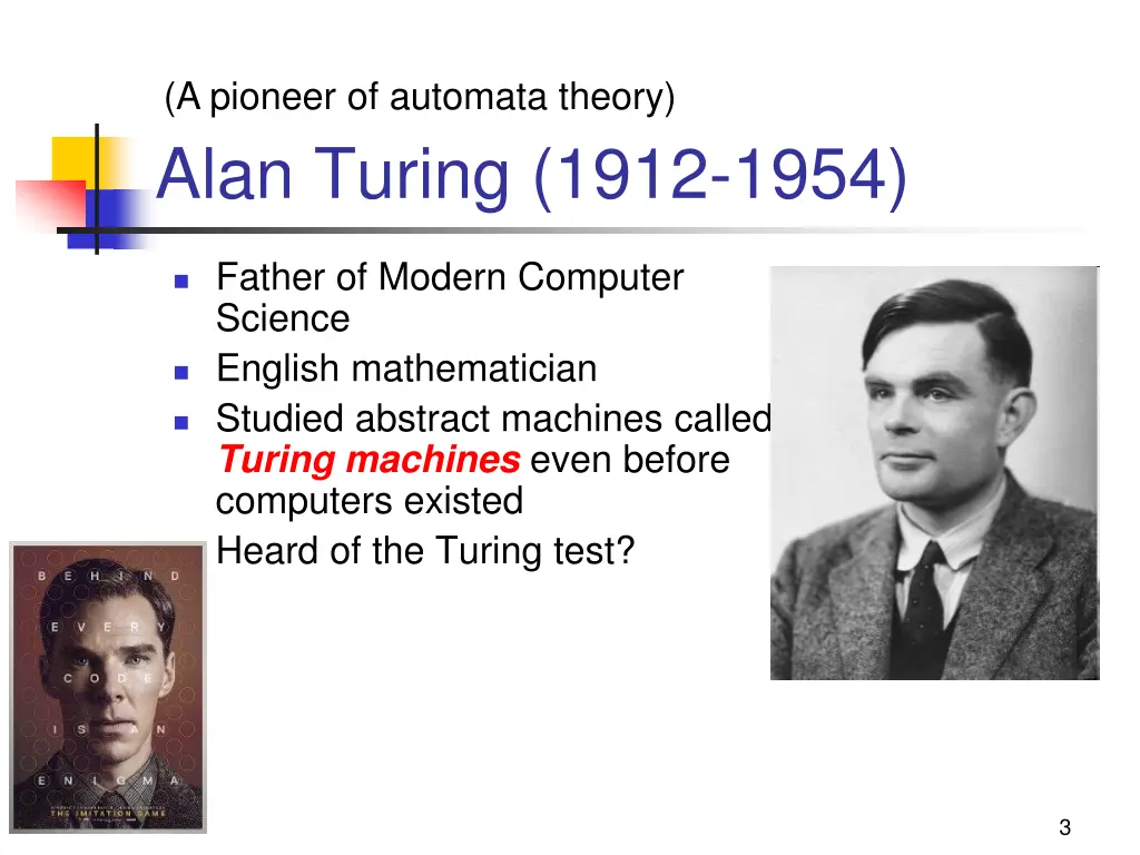 a pioneer of automata theory