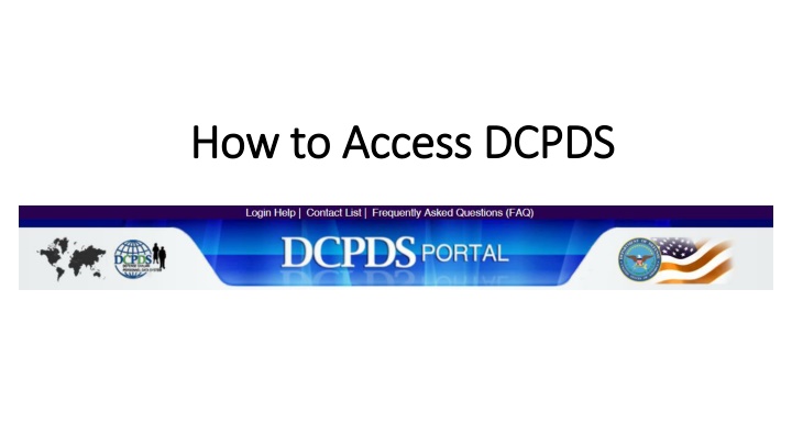 how to access dcpds how to access dcpds