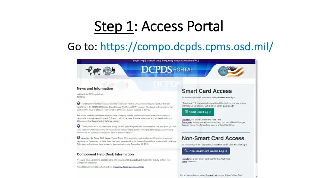 step 1 step 1 access portal access portal