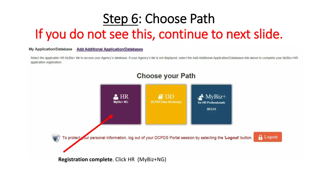 step 6 step 6 choose path choose path