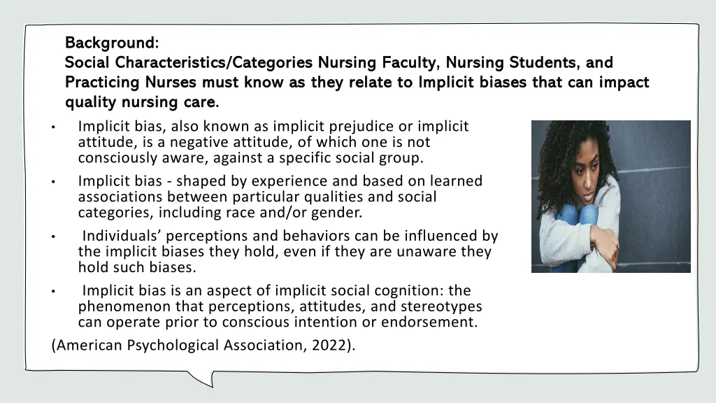 background background social characteristics