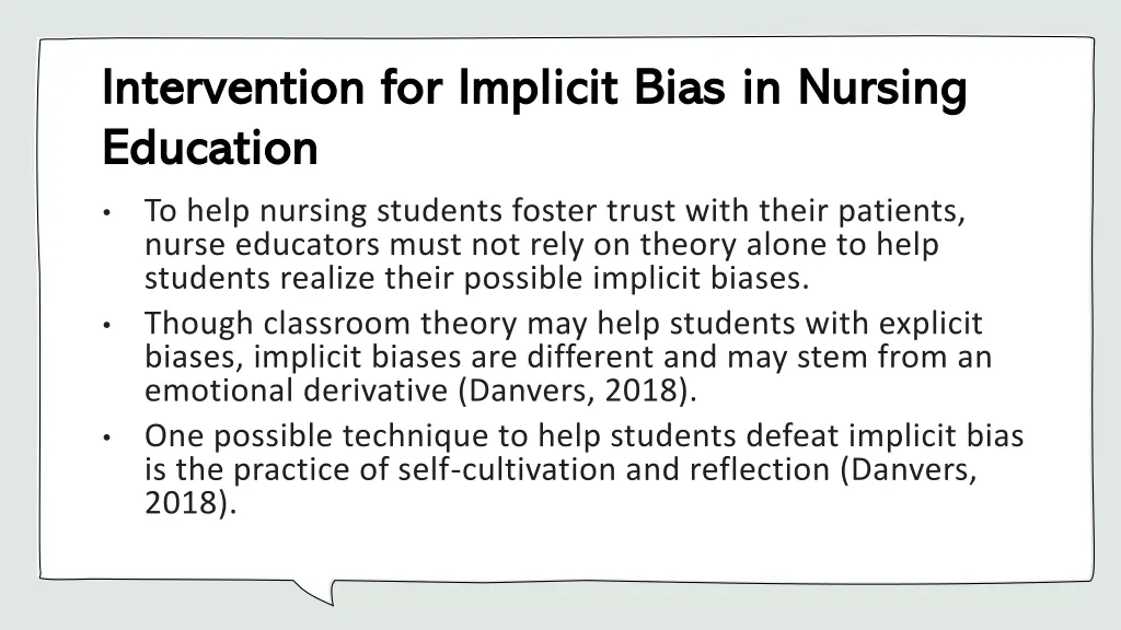 intervention for implicit bias in nursing 6