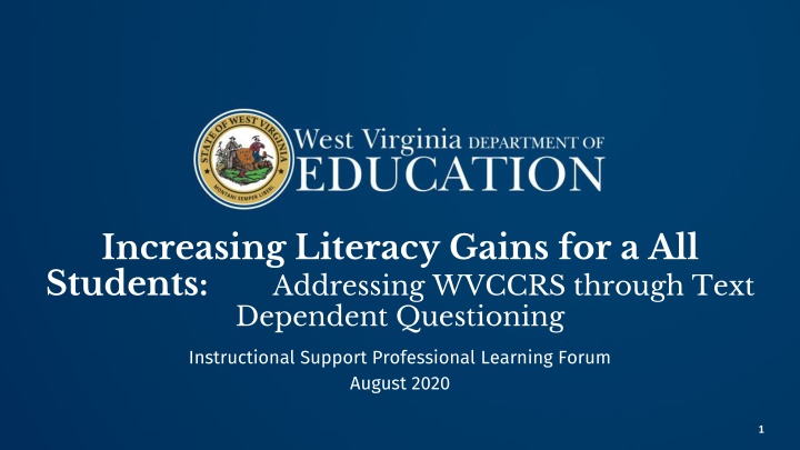 increasing literacy gains for a all students