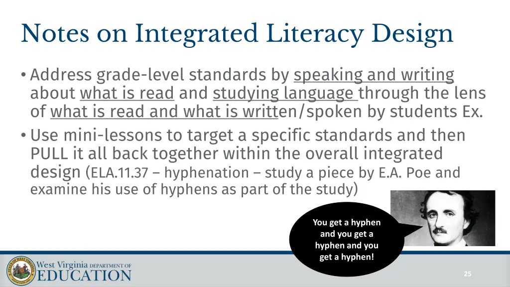 notes on integrated literacy design 1