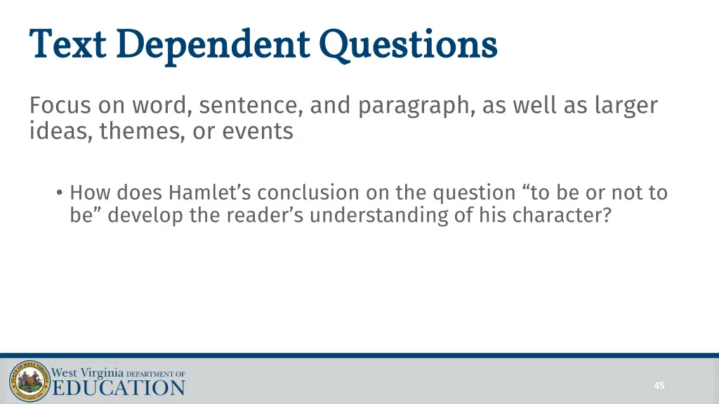 text dependent questions text dependent questions 2