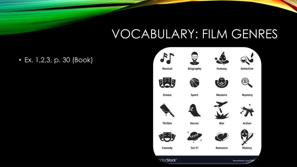 vocabulary film genres