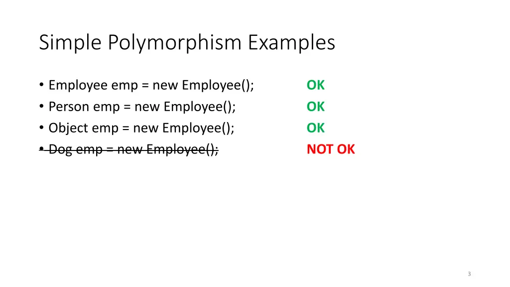 simple polymorphism examples