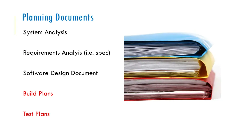 planning documents