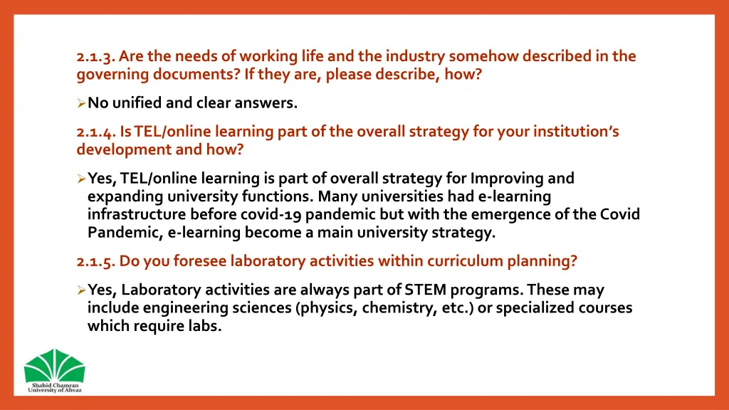 2 1 3 are the needs of working life