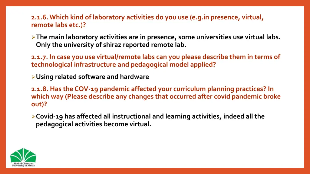 2 1 6 which kind of laboratory activities