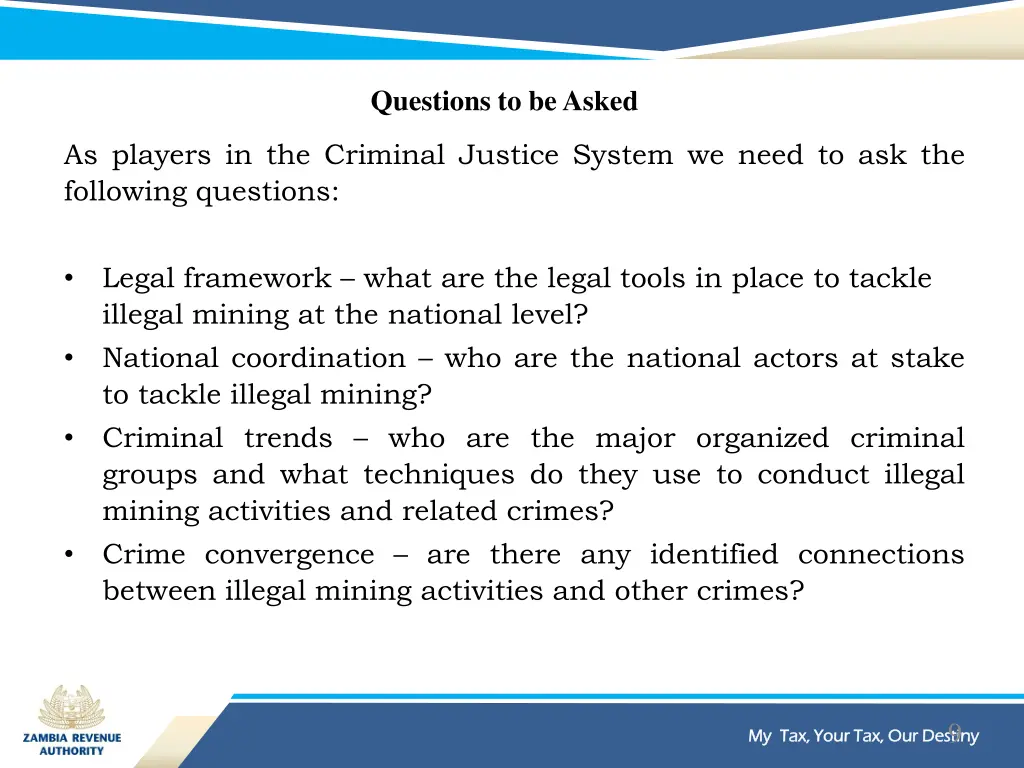 questions to be asked