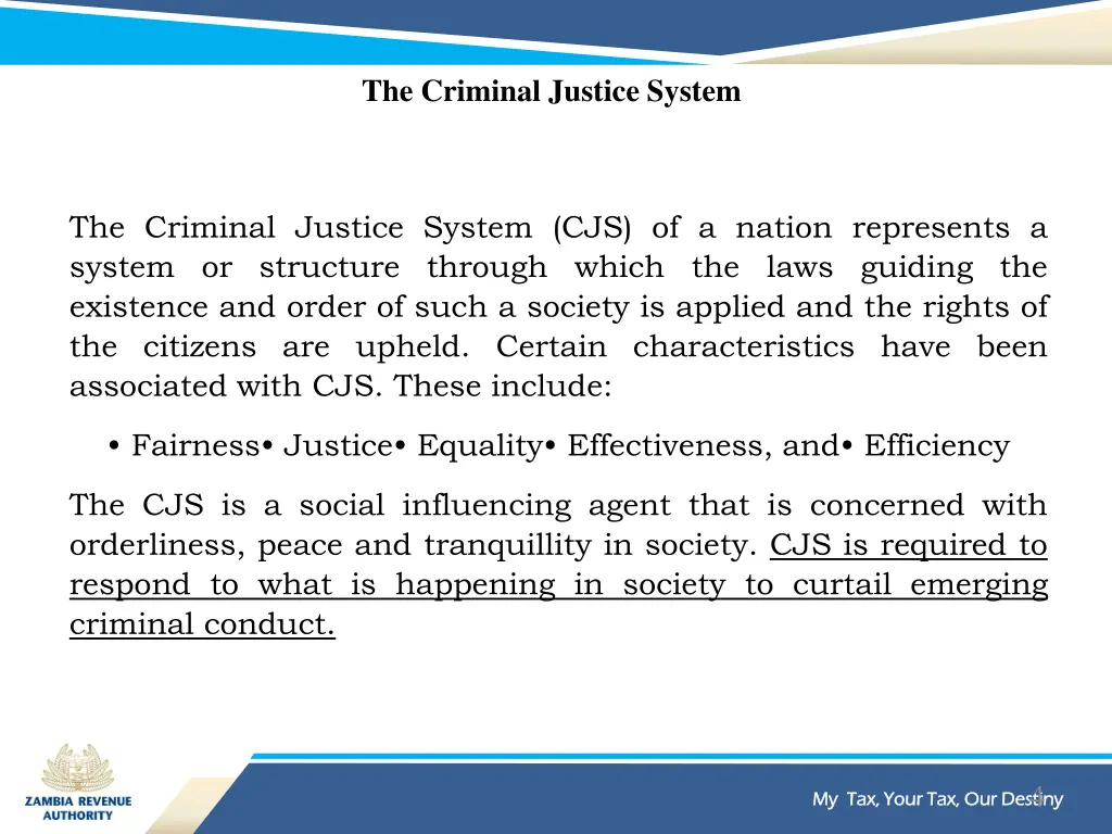 the criminal justice system 1