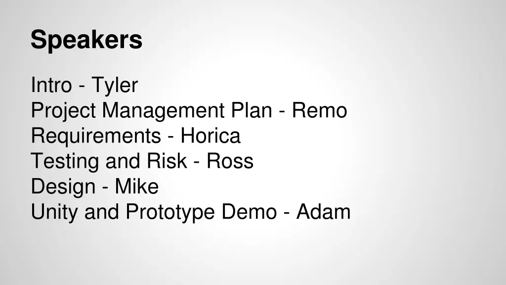 speakers
