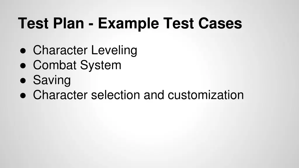 test plan example test cases