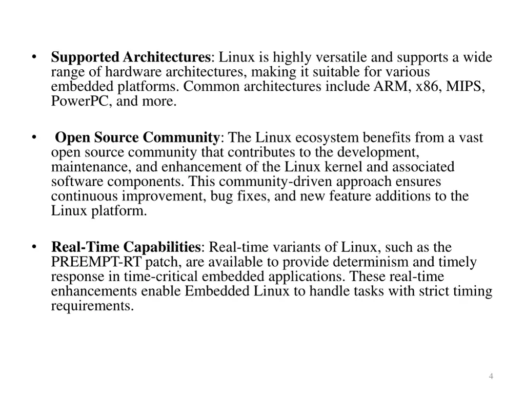 supported architectures linux is highly versatile