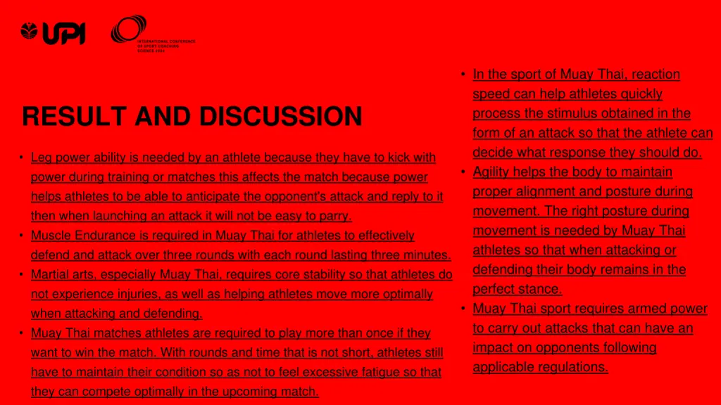 in the sport of muay thai reaction speed can help