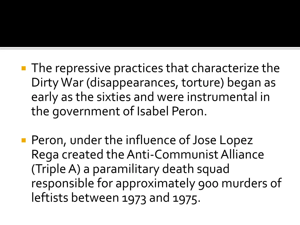 the repressive practices that characterize