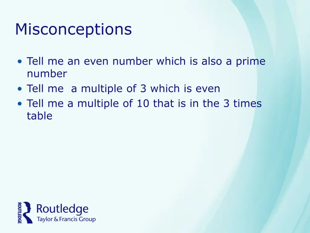 misconceptions