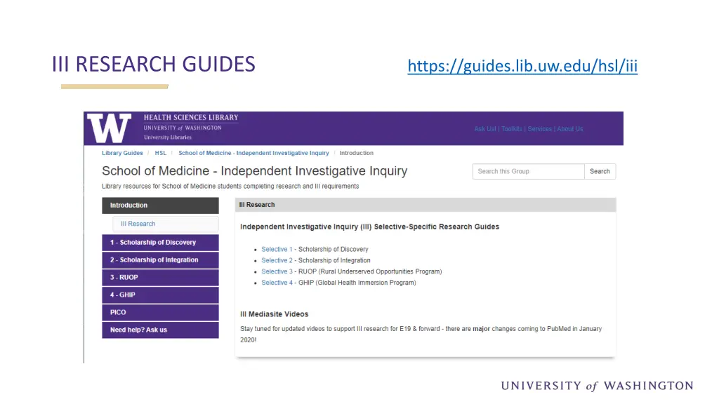 iii research guides