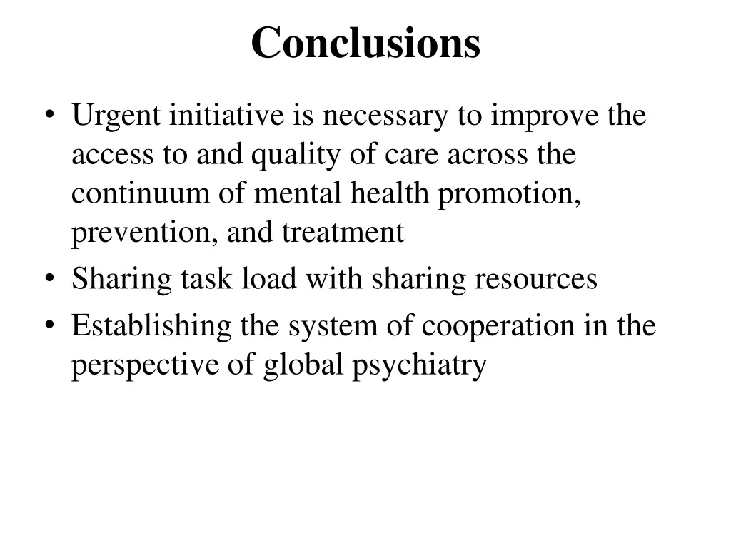 conclusions 1