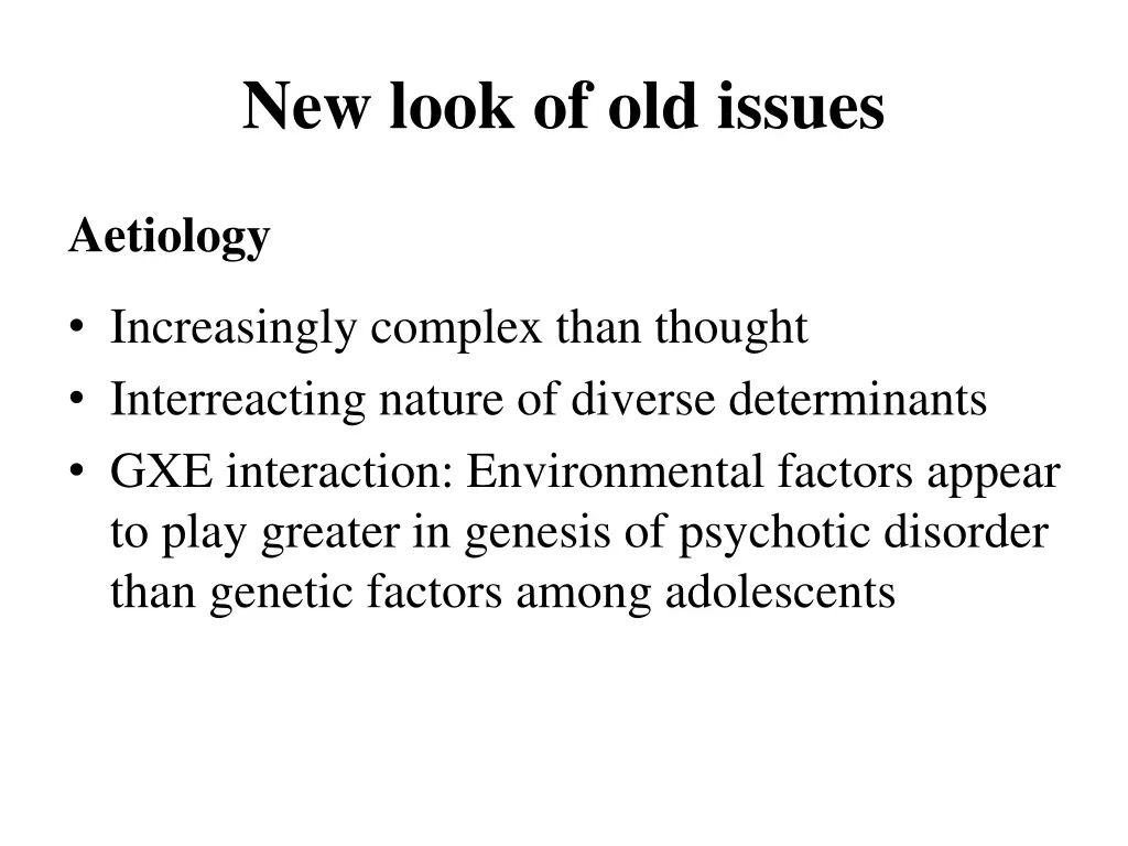 new look of old issues 2