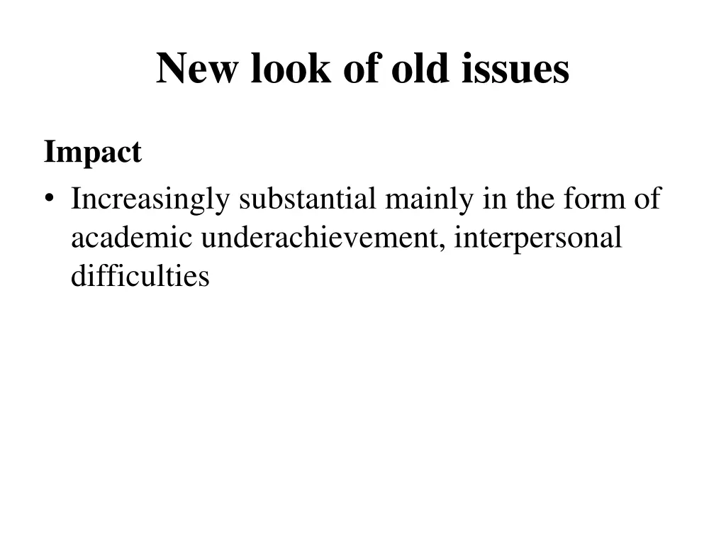 new look of old issues 4