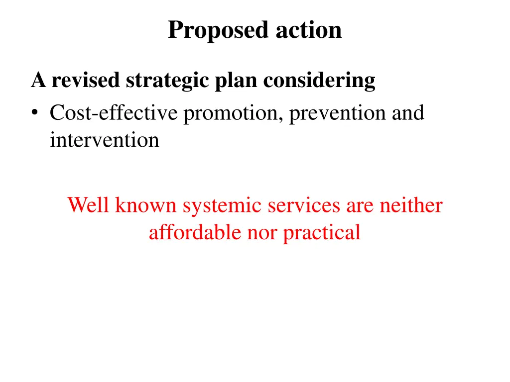 proposed action 3
