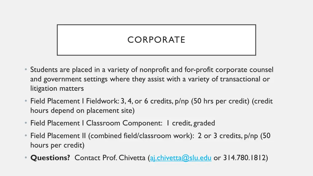 corporate