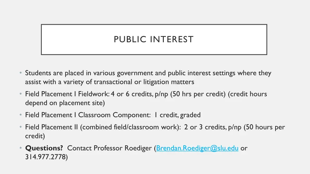public interest