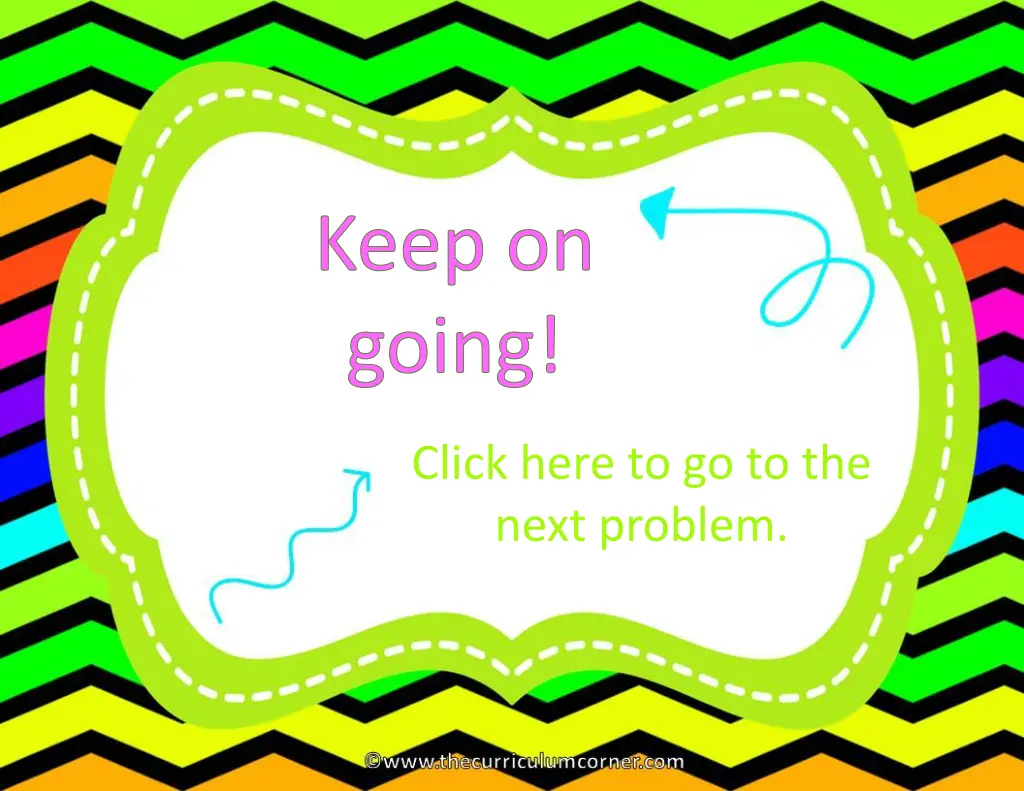 keep on going