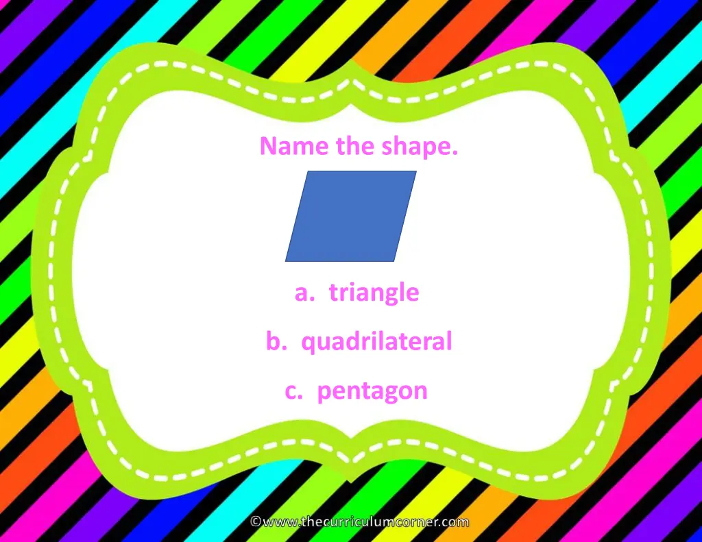name the shape