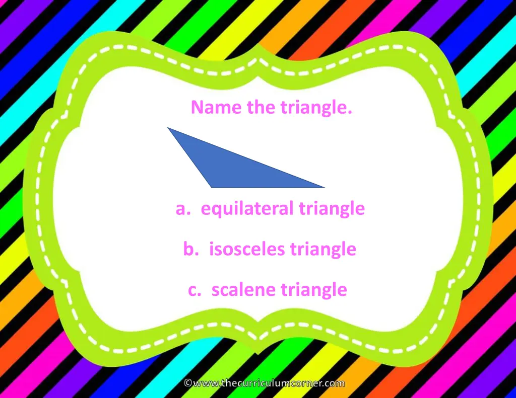 name the triangle 1