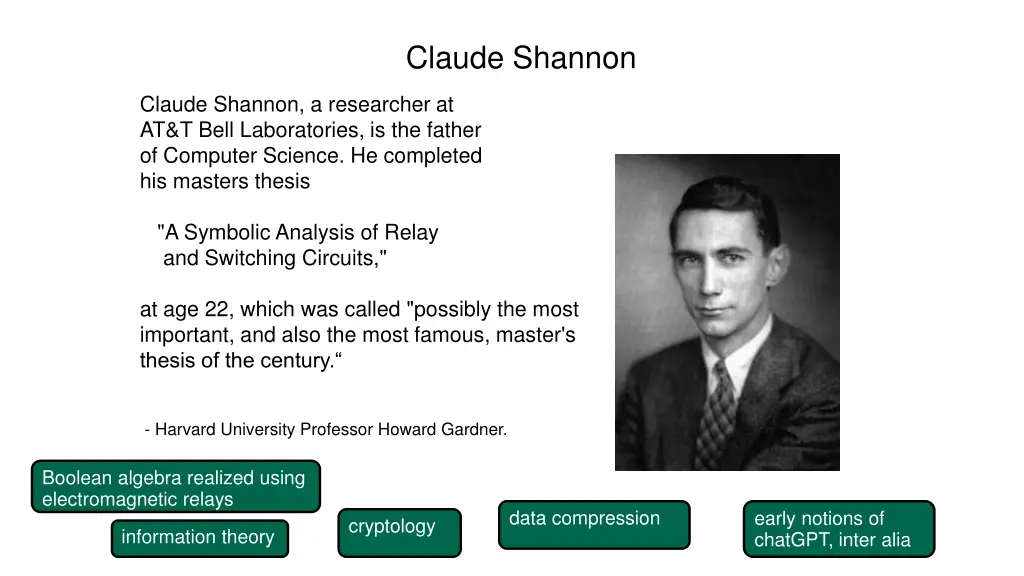 claude shannon