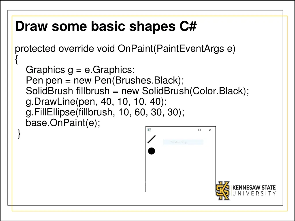 draw some basic shapes c
