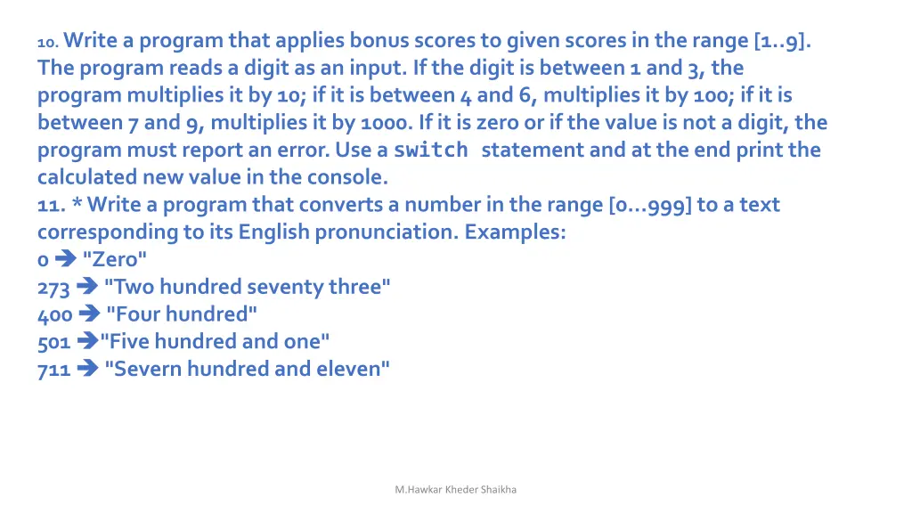 10 write a program that applies bonus scores