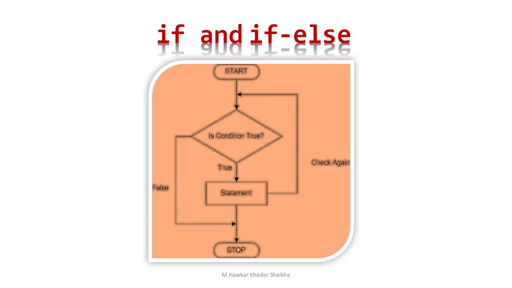 if and if else