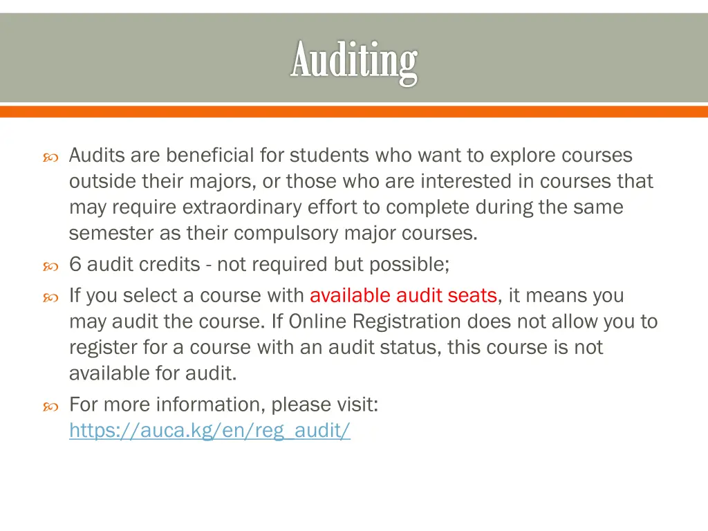 auditing