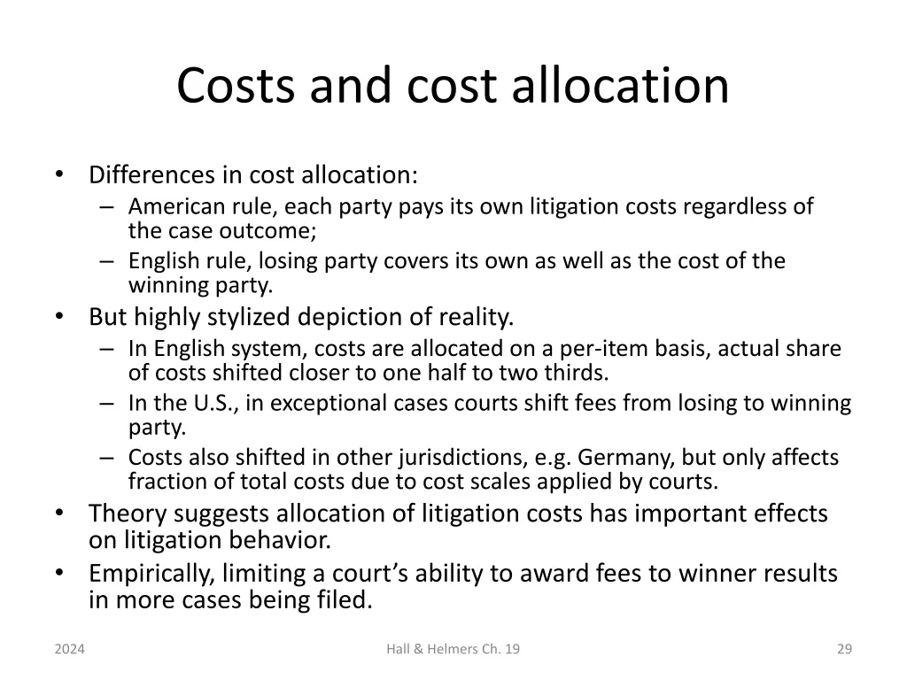 costs and cost allocation 1