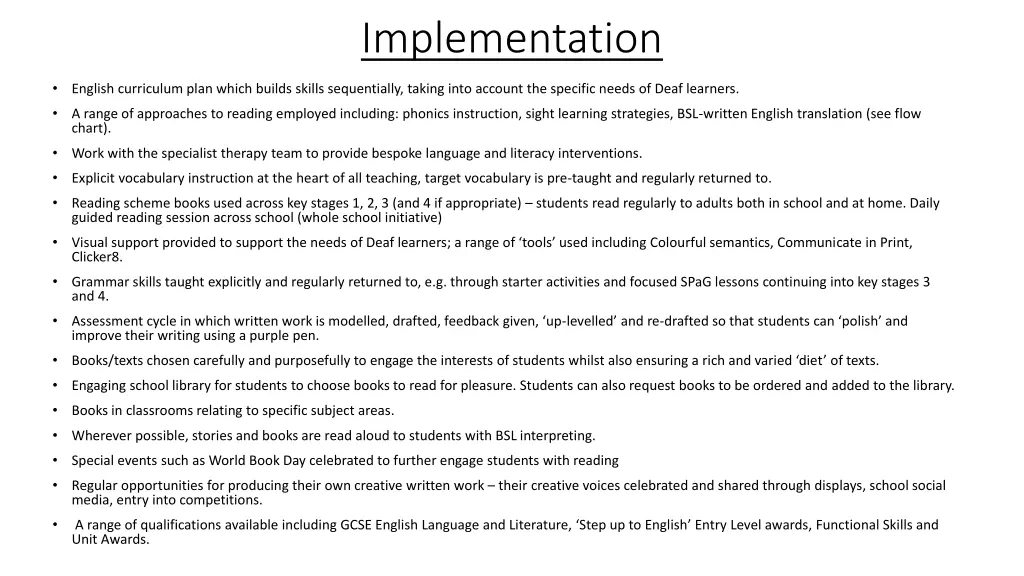 implementation