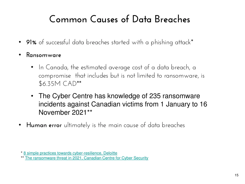 common causes of data breaches