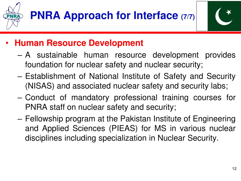 pnra approach for interface 7 7