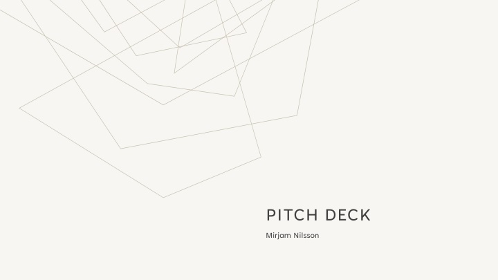 pitch deck