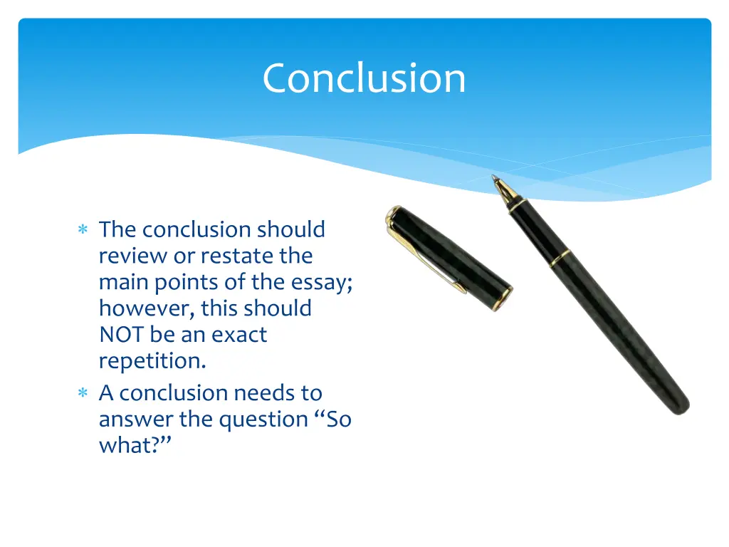 conclusion