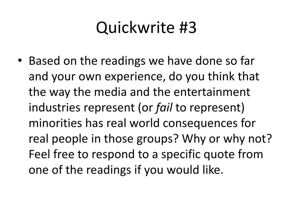 quickwrite 3