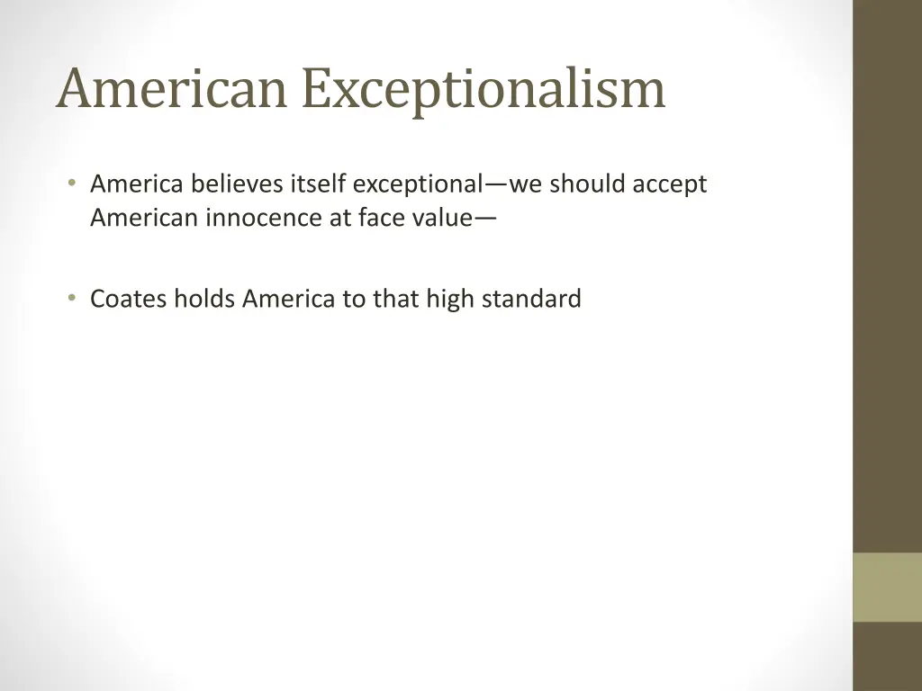 american exceptionalism