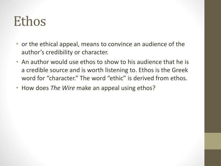 ethos
